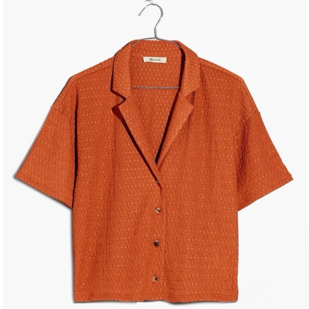 Madewell Buffet Crinkle Top / size L